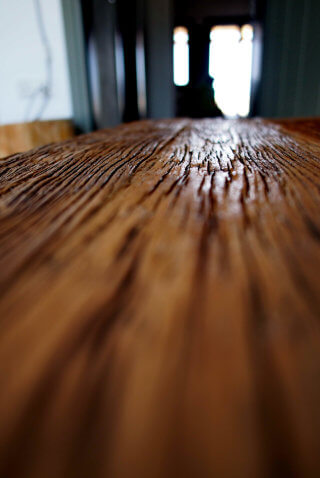 wooden ecology friendly table