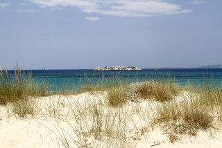 Sea and sand combine in Naxos